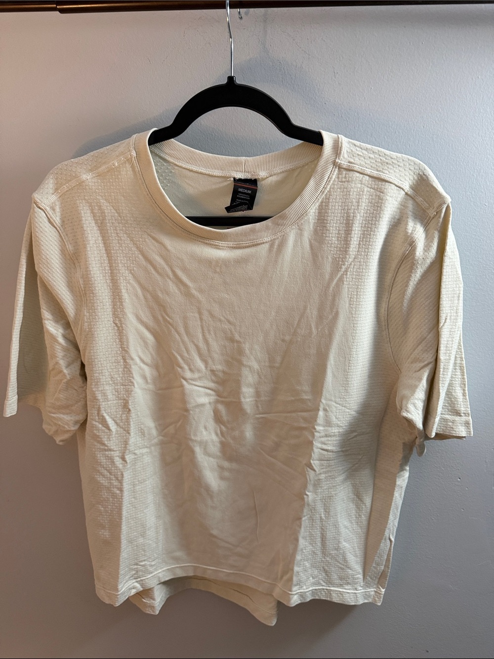 Spyder Women's Short-Sleeve Crew Tee in Cream